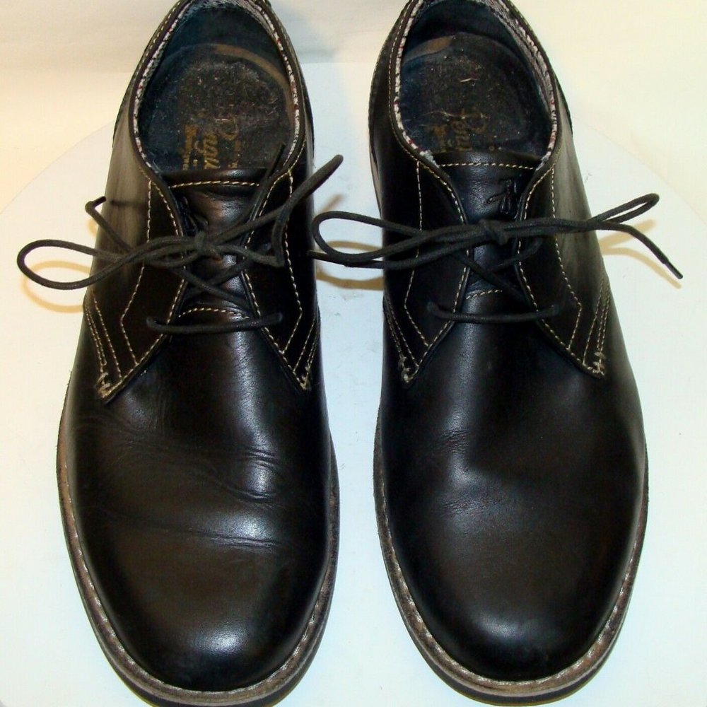 PENGUIN BY MUNSINGWEAR  MENS BLACK SHOES SZ 10M